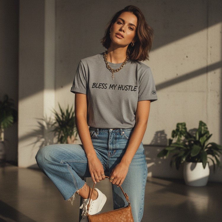 Bless My Hustle Tee Ad Creative