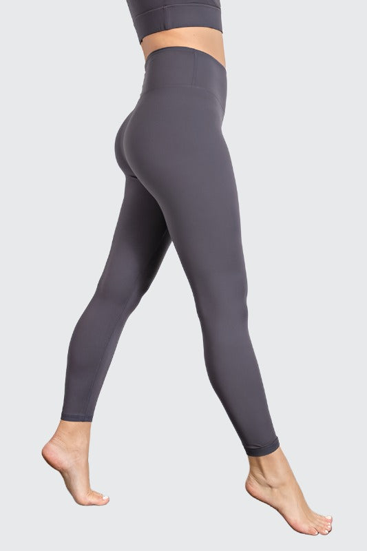 high waist Basic Full Length Butte Soft Leggings for women Bottoms Rae Mode   