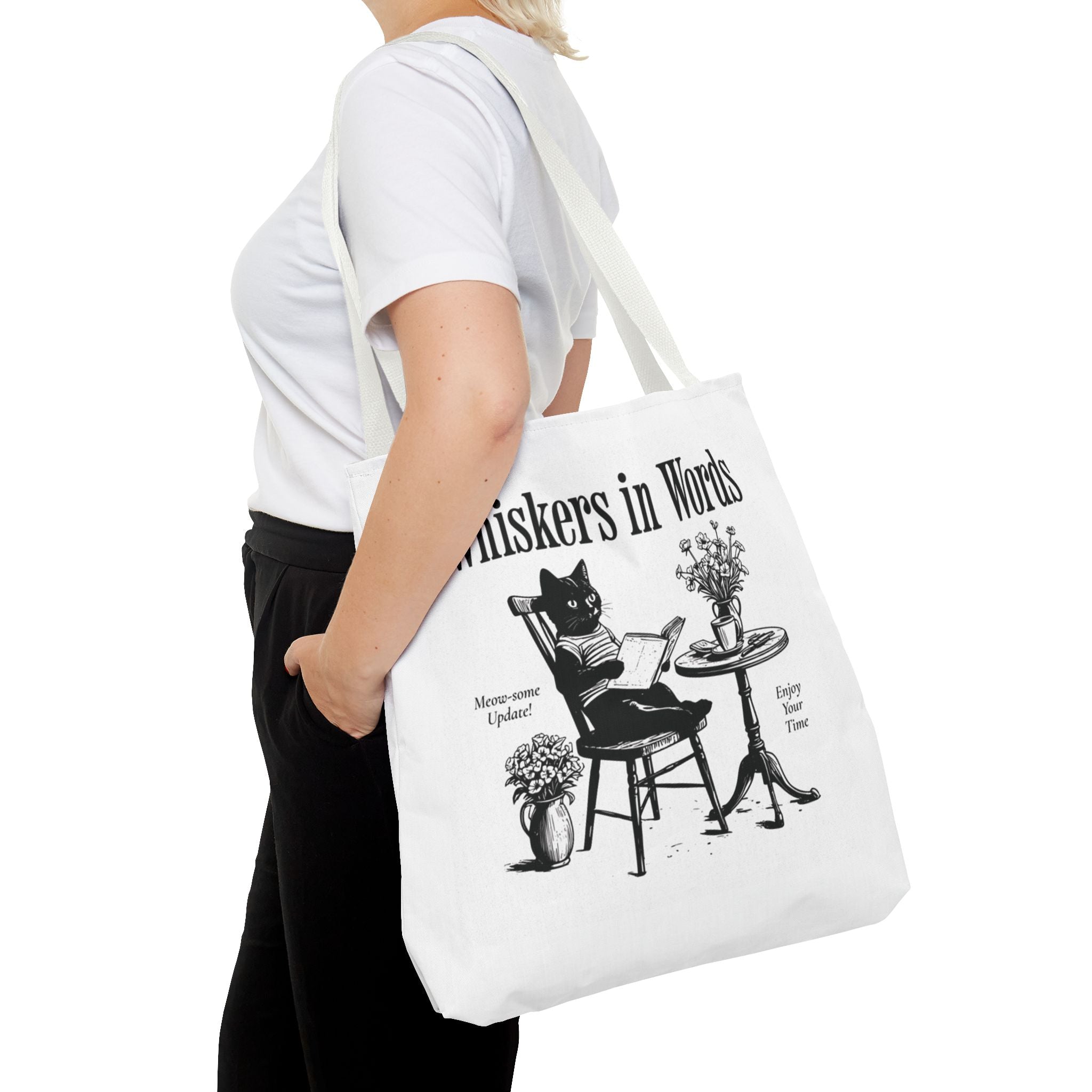 "Whiskers in Words" — The Literary Cat Tote