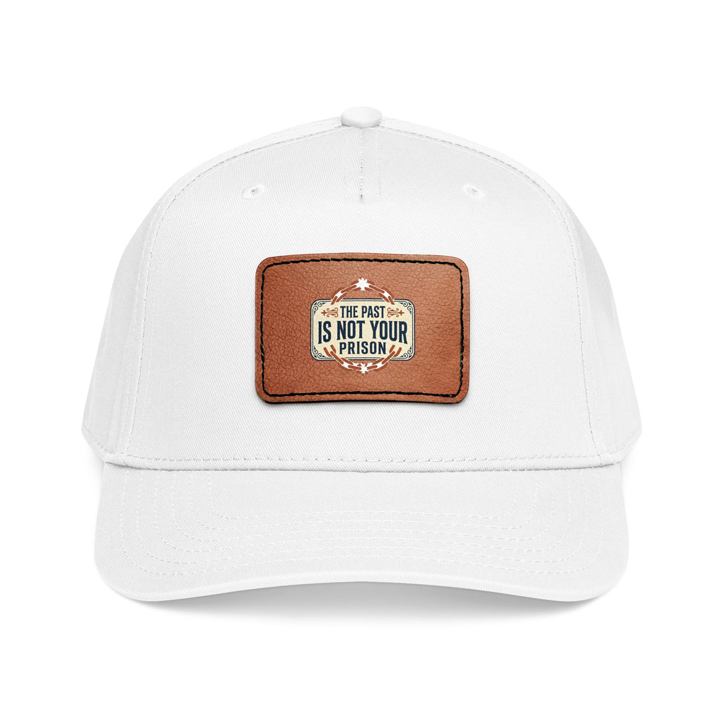 Leather Patch Baseball Cap | Mid Profile Structured Hat