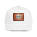 Leather Patch Baseball Cap | Mid Profile Structured Hat