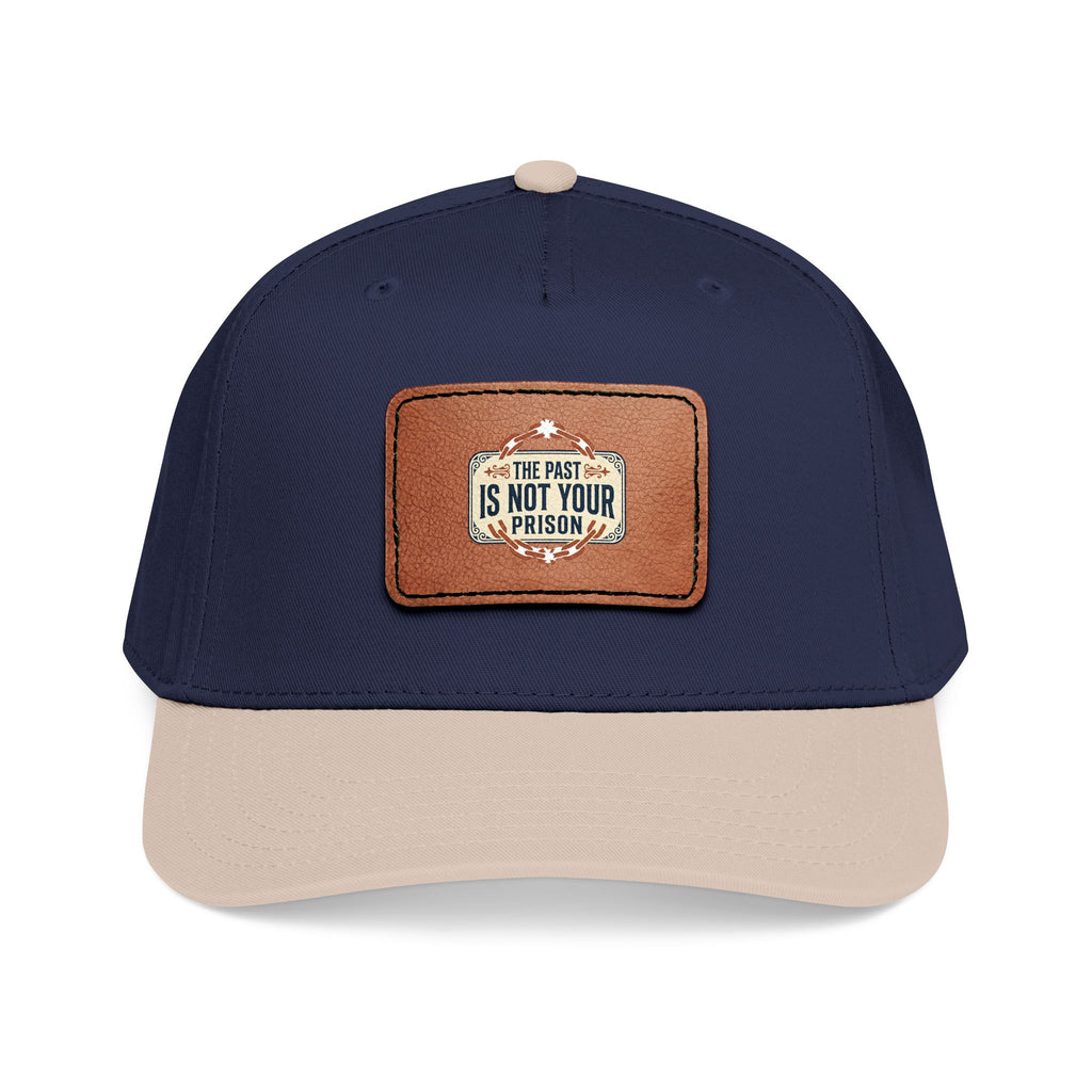 Leather Patch Baseball Cap | Mid Profile Structured Hat