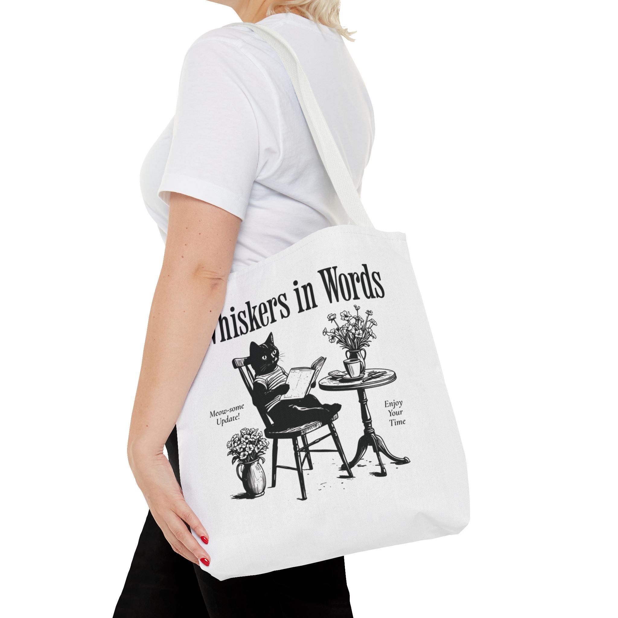 "Whiskers in Words" — The Literary Cat Tote