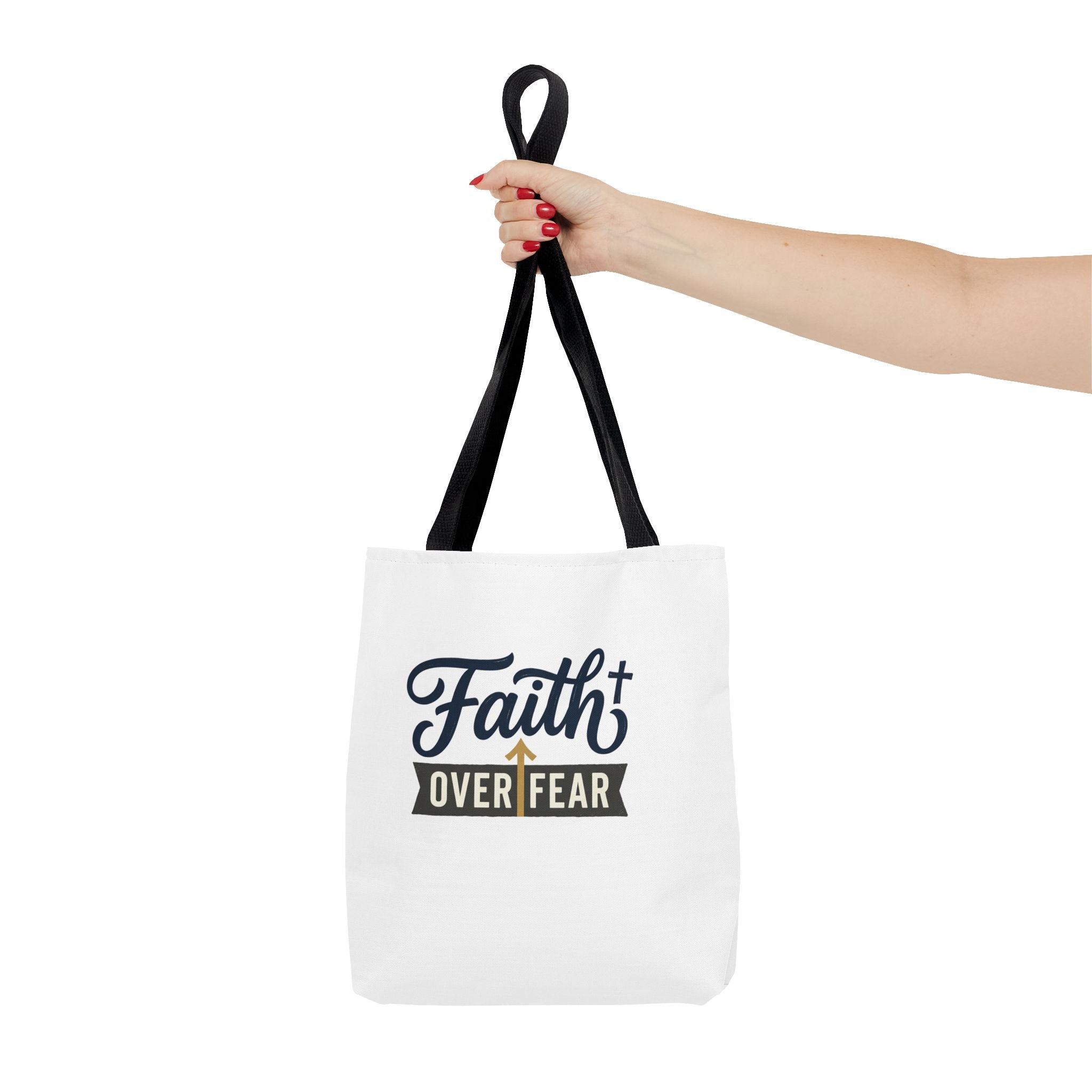 Faith Over Fear Tote Bag – Inspirational Christian Gift for Women