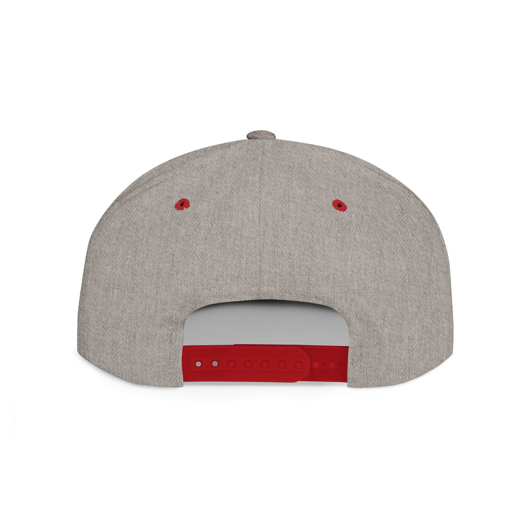 Spiral Sunburst Snapback Hat | Retro Flat Bill Cap