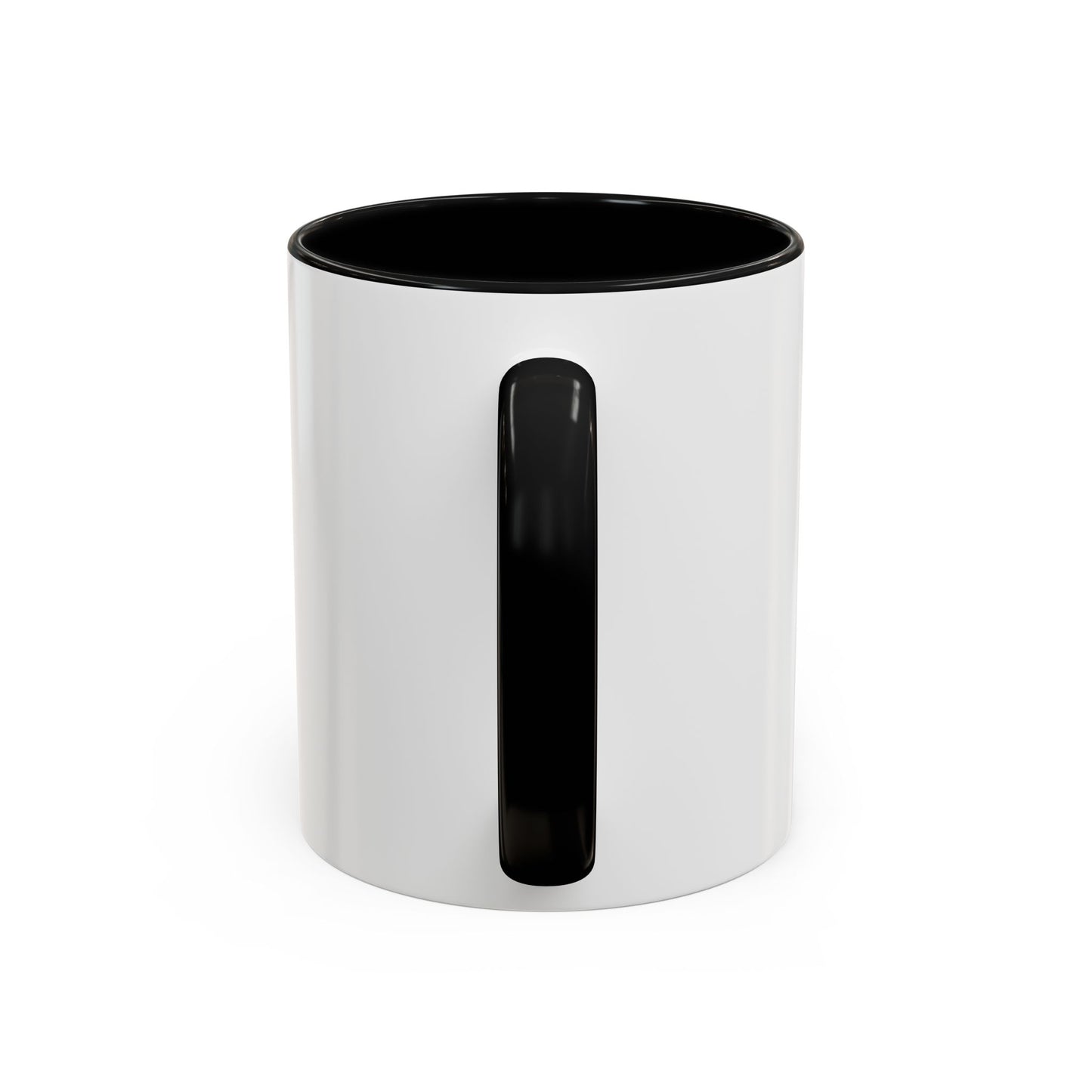 First We Drink Coffee Accent Mug — "First we drink coffee. Then we do stuff."