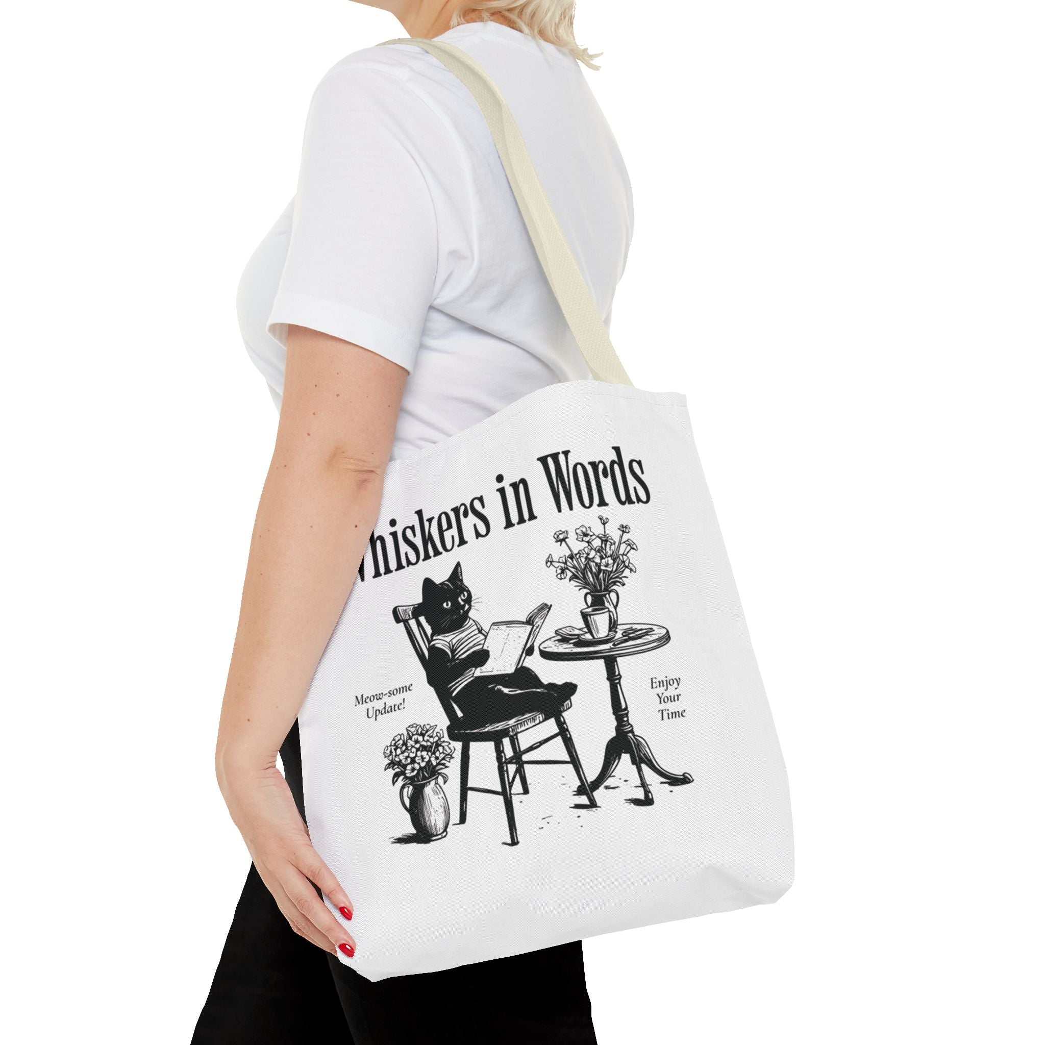 "Whiskers in Words" — The Literary Cat Tote