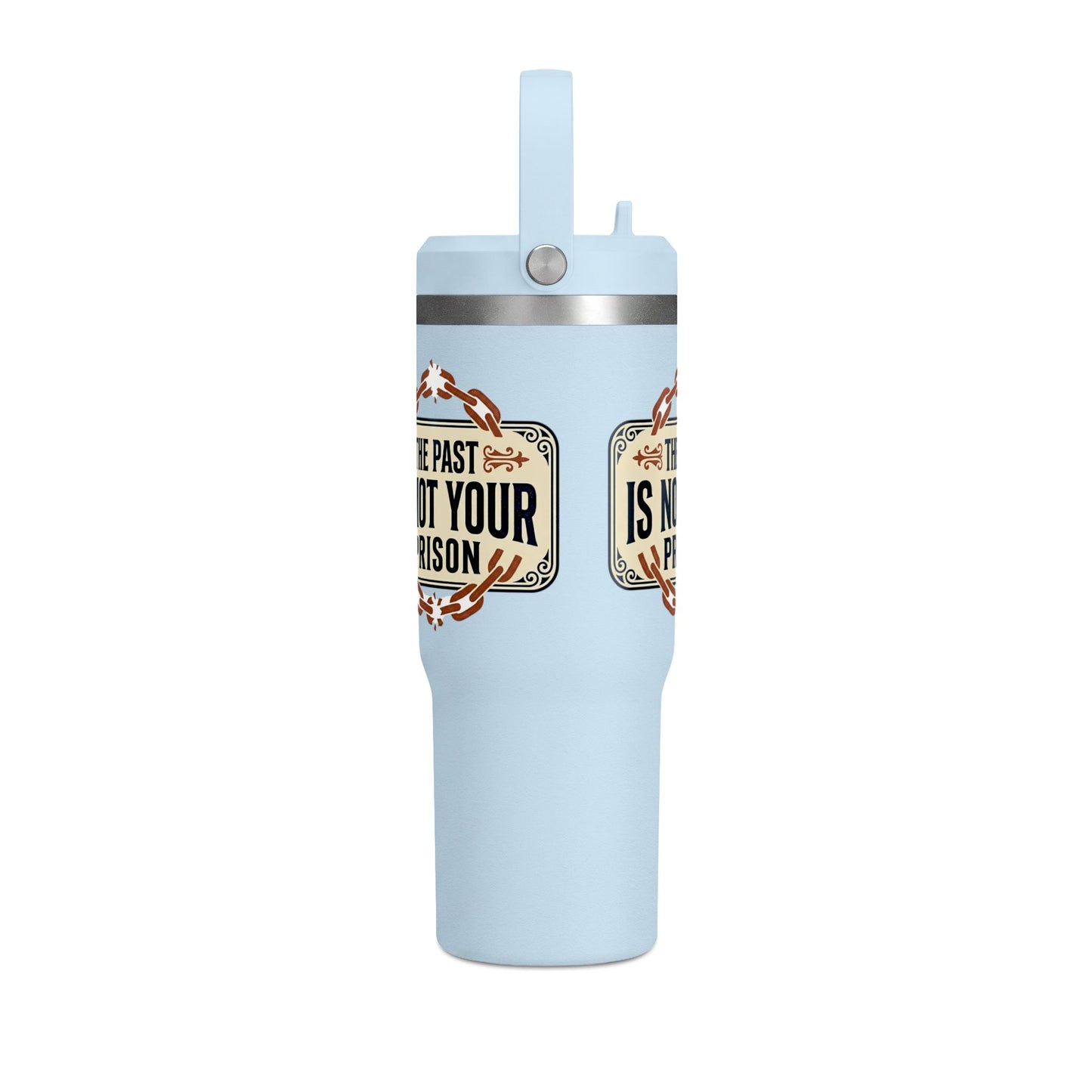 Nomad Tumbler — 32oz Insulated Travel Bottle | "The Past Is Not Your Prison"