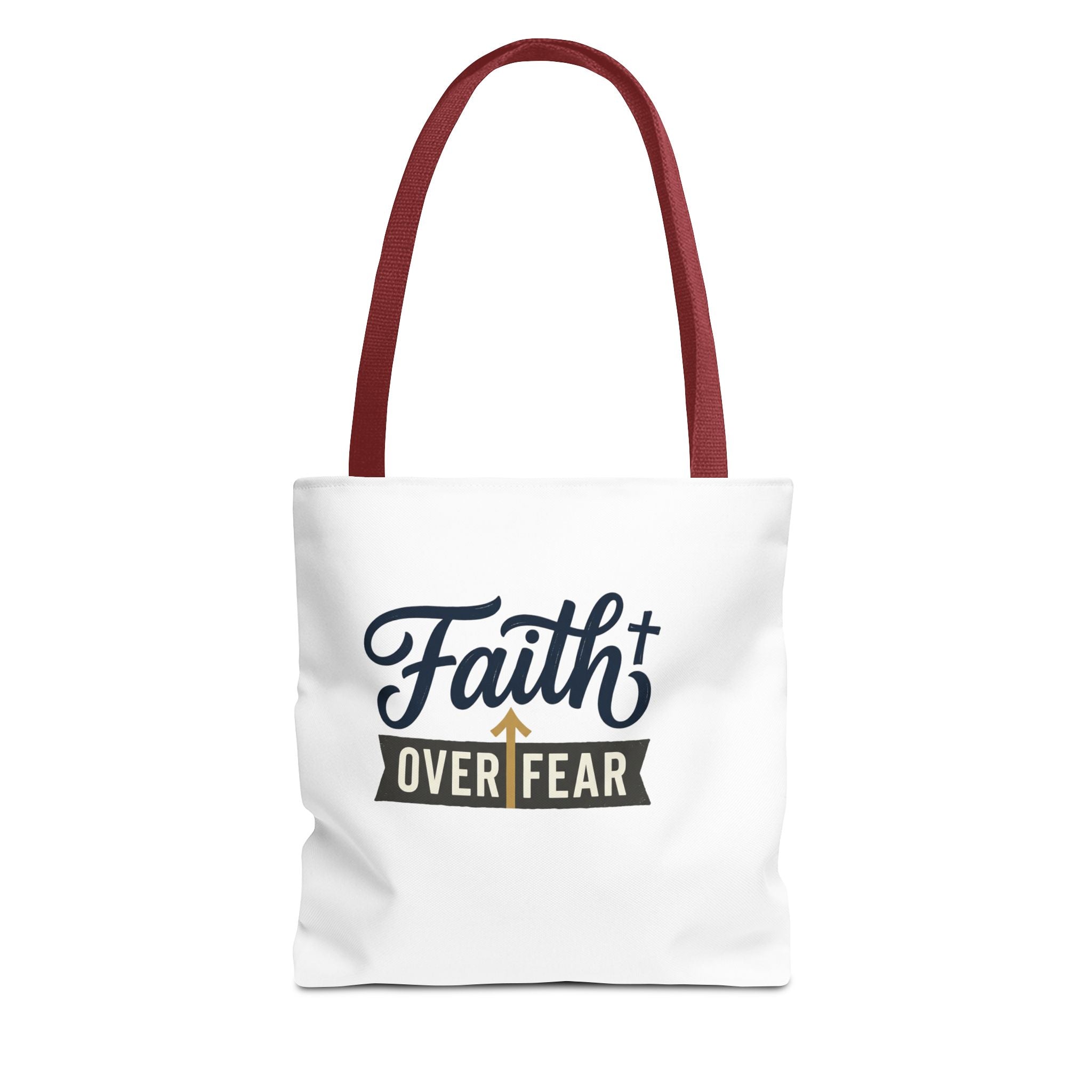 Faith Over Fear Tote Bag – Inspirational Christian Gift for Women