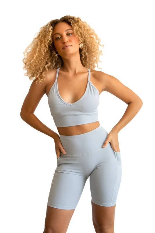 Women's Fall Activewear fitness and biker  short set for workout. Activewear OTOS Active   