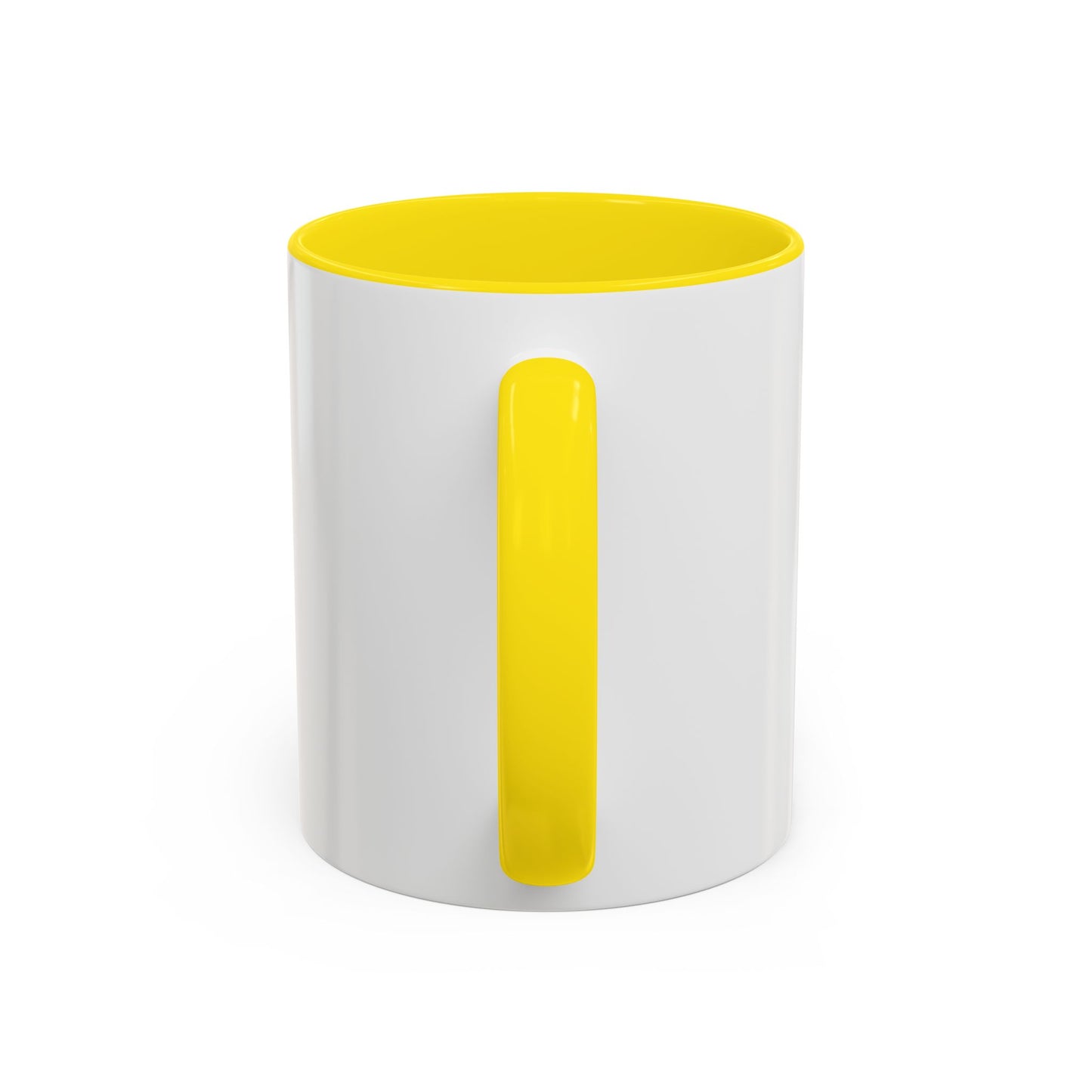 First We Drink Coffee Accent Mug — "First we drink coffee. Then we do stuff."