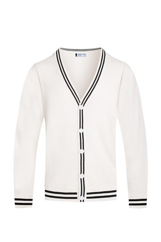 TWO STRIPE CARDIGAN  WEIV   