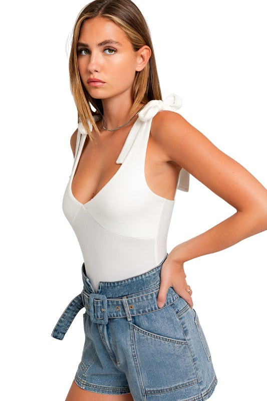 Beautiful women Strap Tie Bodysuit for women Swimwear LE LIS   