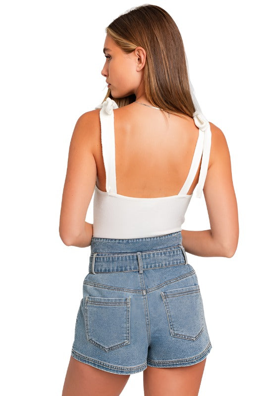 Beautiful women Strap Tie Bodysuit for women Swimwear LE LIS   