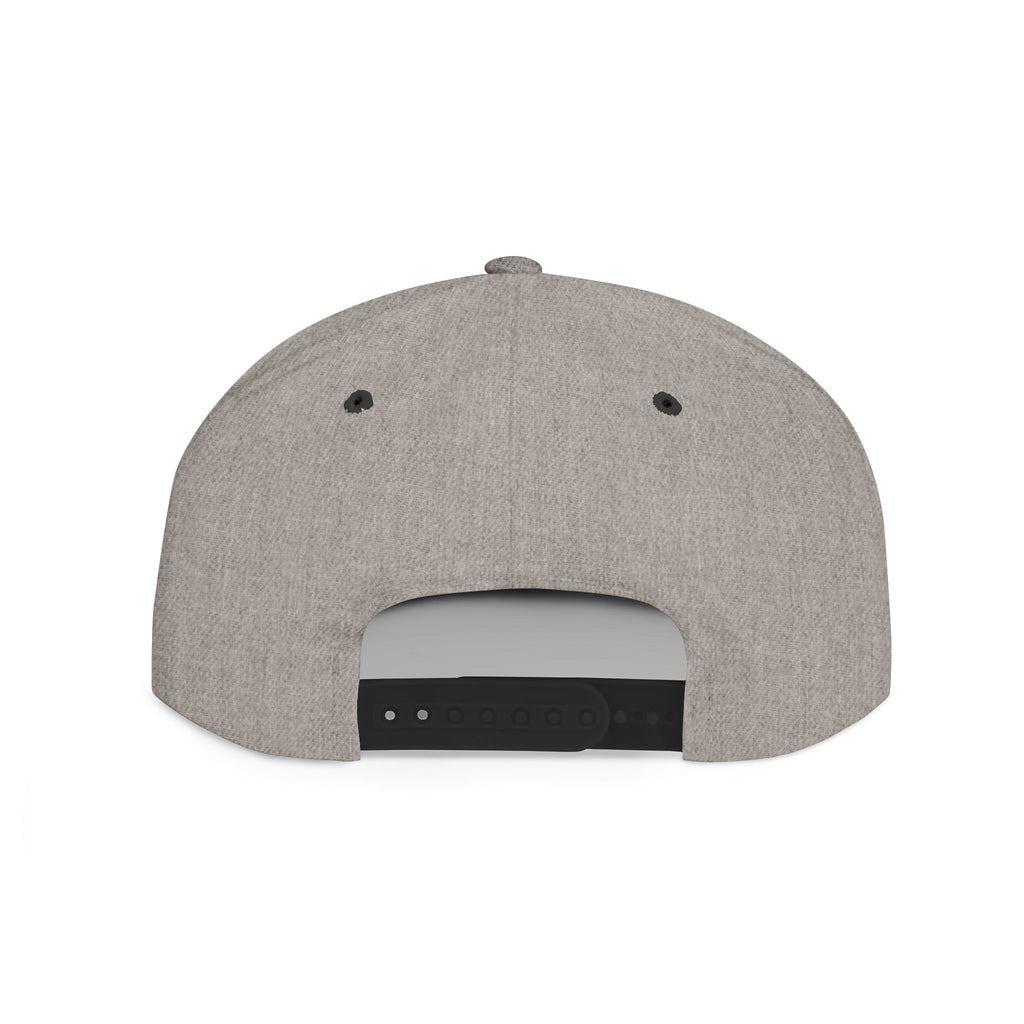 Spiral Sunburst Snapback Hat | Retro Flat Bill Cap