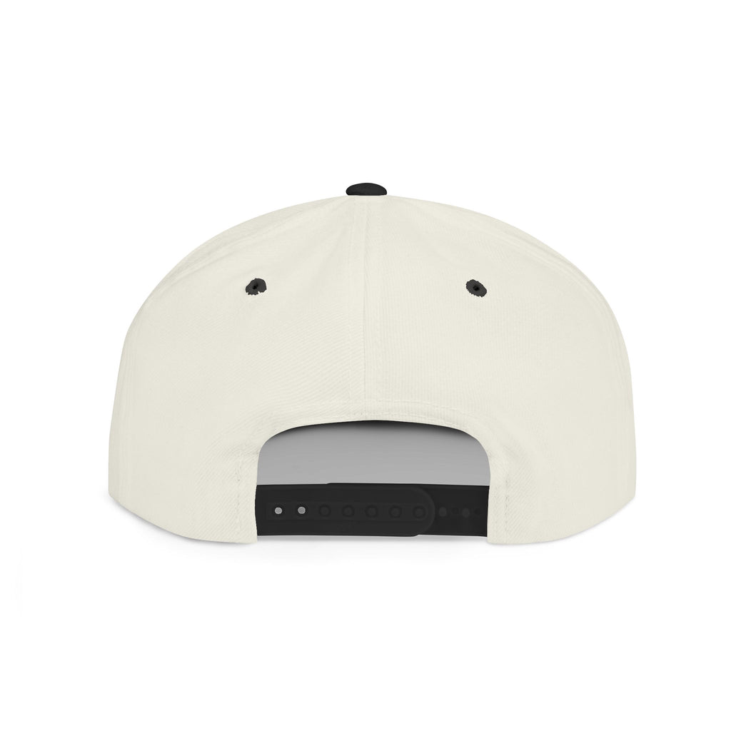 Spiral Sunburst Snapback Hat | Retro Flat Bill Cap