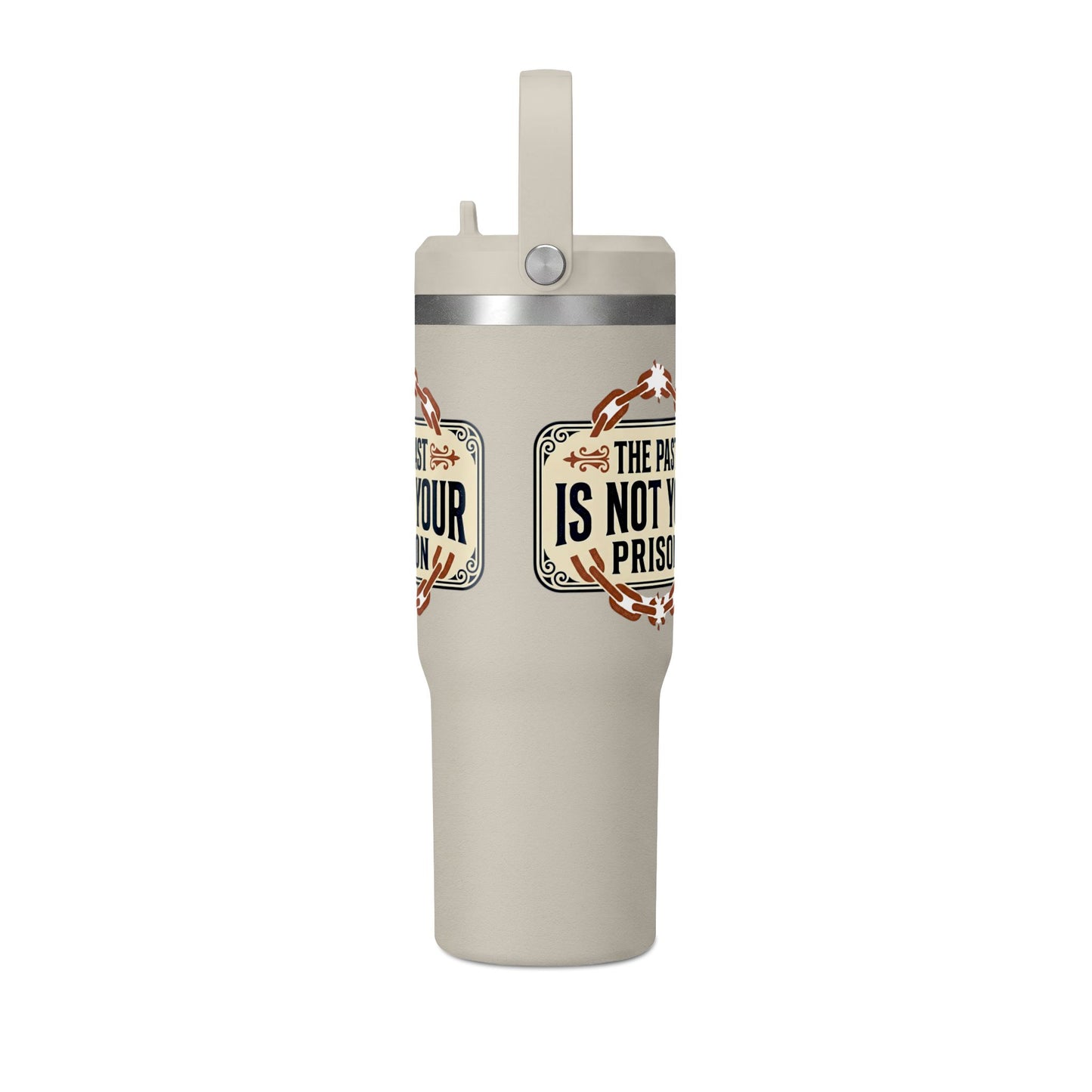 Nomad Tumbler — 32oz Insulated Travel Bottle | "The Past Is Not Your Prison"