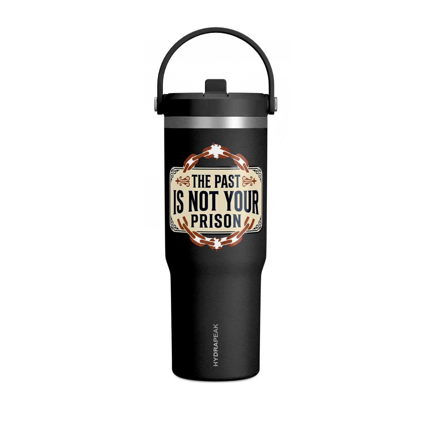Nomad Tumbler — 32oz Insulated Travel Bottle | "The Past Is Not Your Prison"