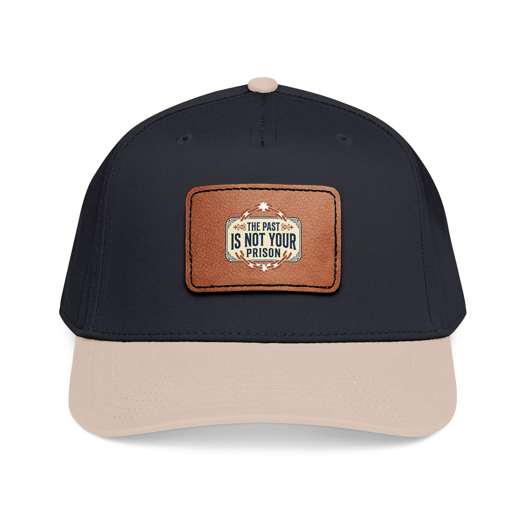 Leather Patch Baseball Cap | Mid Profile Structured Hat