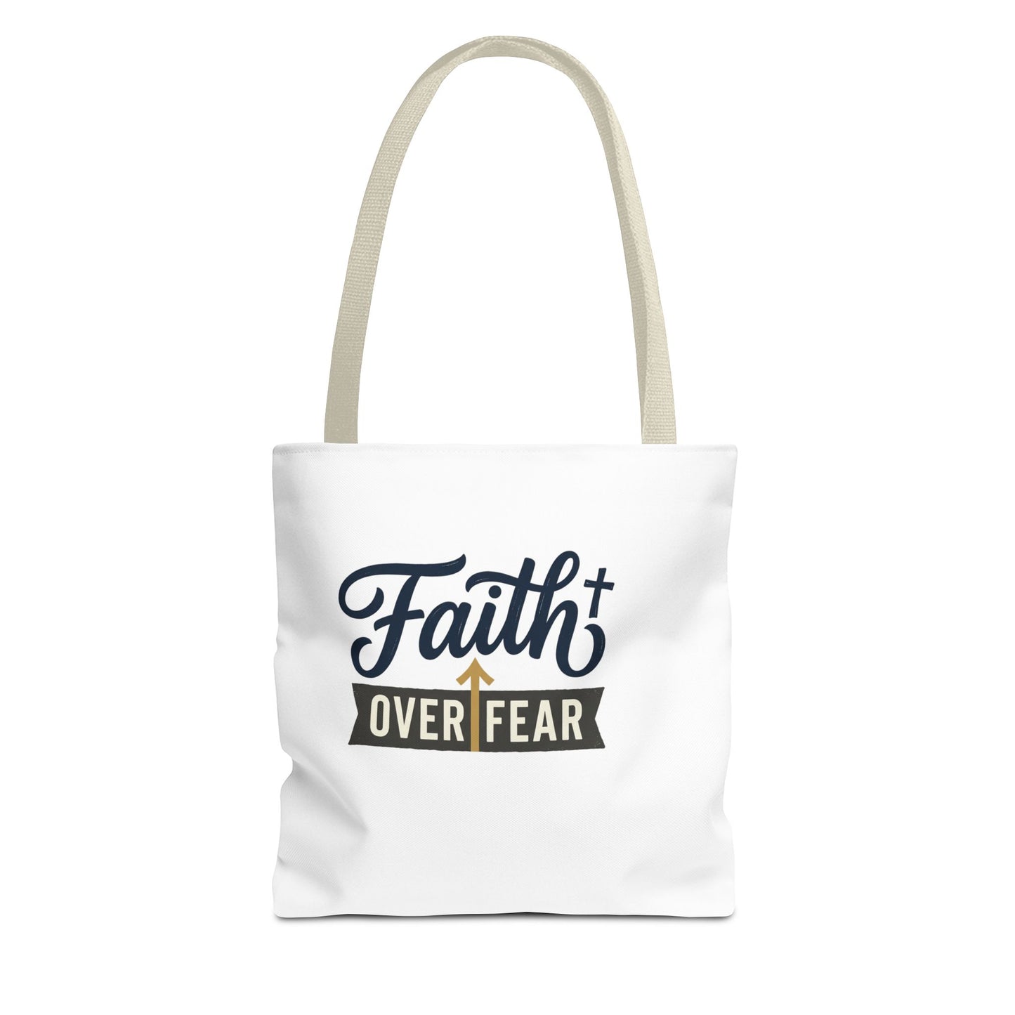 Faith Over Fear Tote Bag – Inspirational Christian Gift for Women