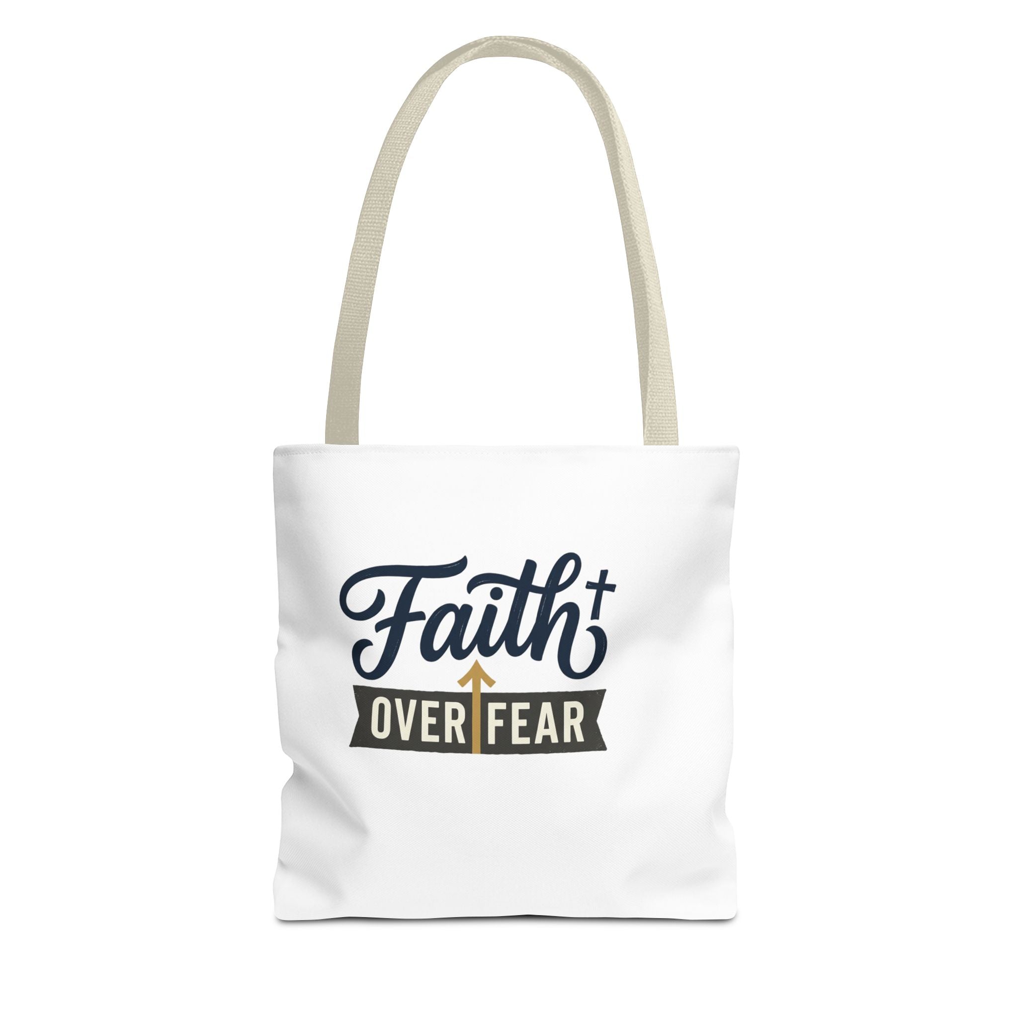 Faith Over Fear Tote Bag – Inspirational Christian Gift for Women