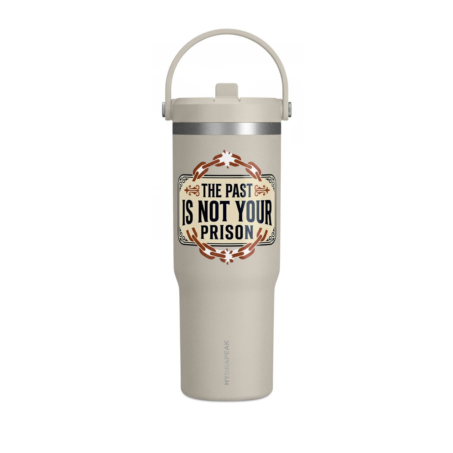 Nomad Tumbler — 32oz Insulated Travel Bottle | "The Past Is Not Your Prison"