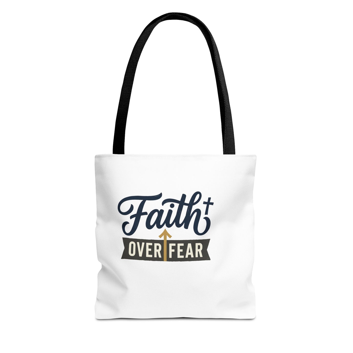 Faith Over Fear Tote Bag – Inspirational Christian Gift for Women