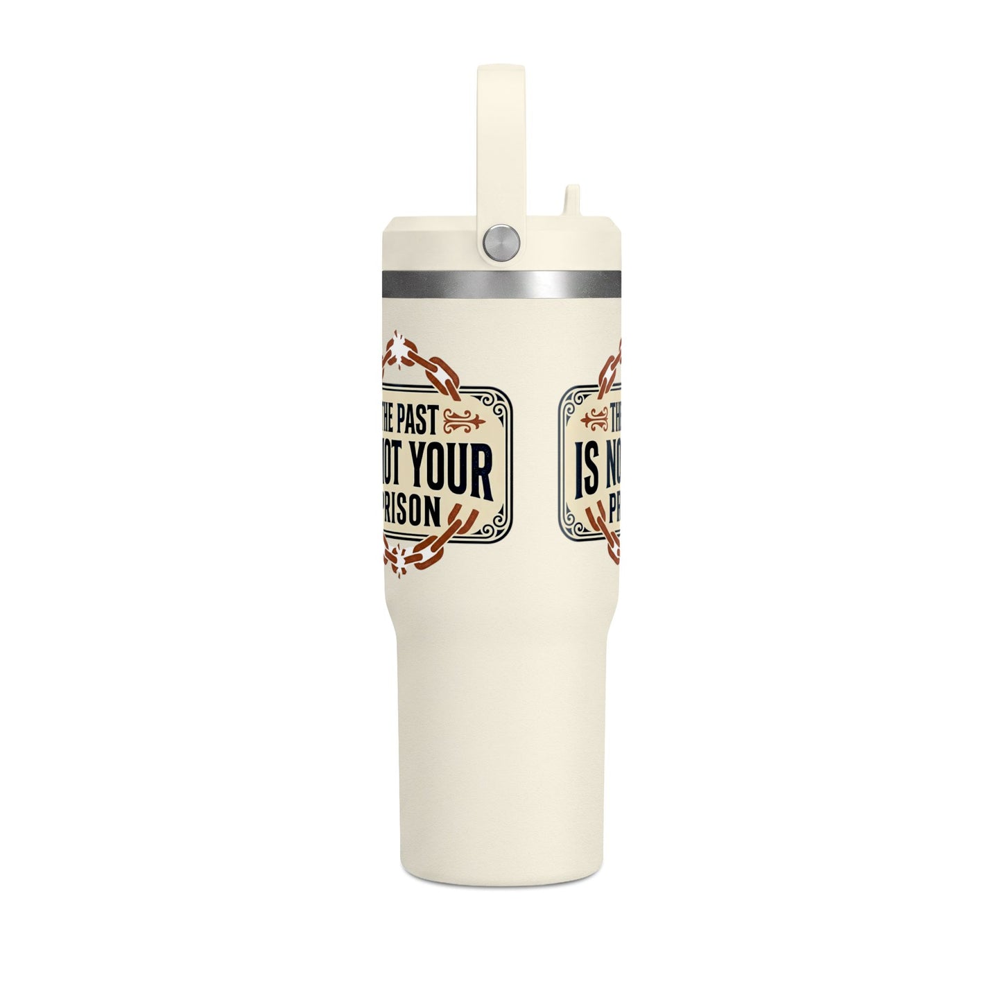 Nomad Tumbler — 32oz Insulated Travel Bottle | "The Past Is Not Your Prison"