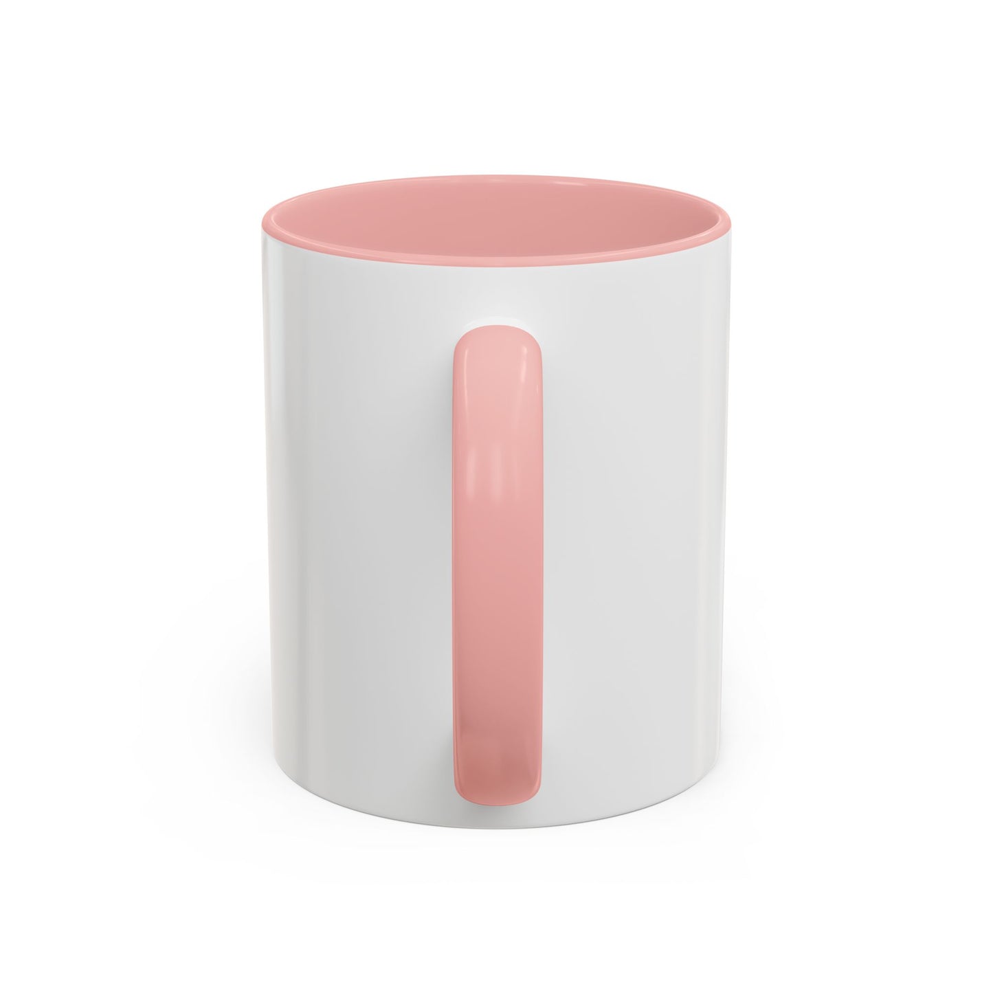 First We Drink Coffee Accent Mug — "First we drink coffee. Then we do stuff."