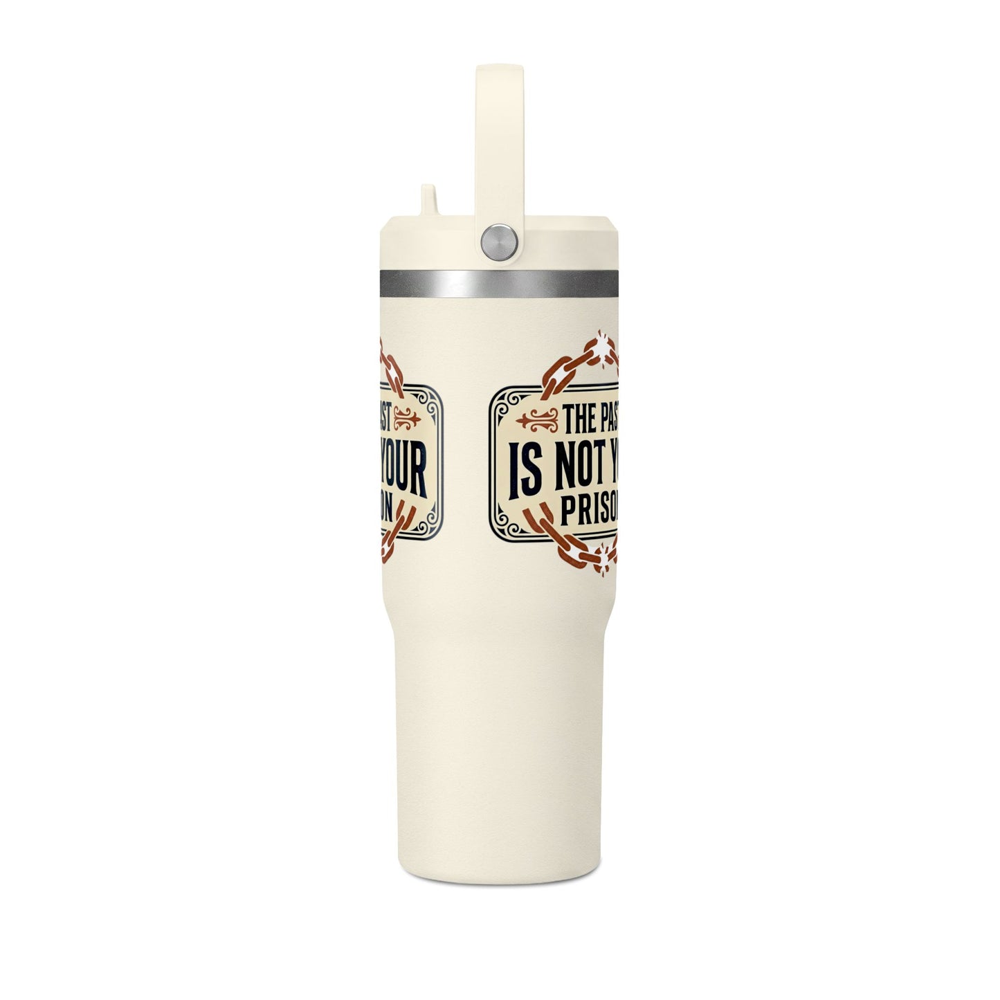Nomad Tumbler — 32oz Insulated Travel Bottle | "The Past Is Not Your Prison"