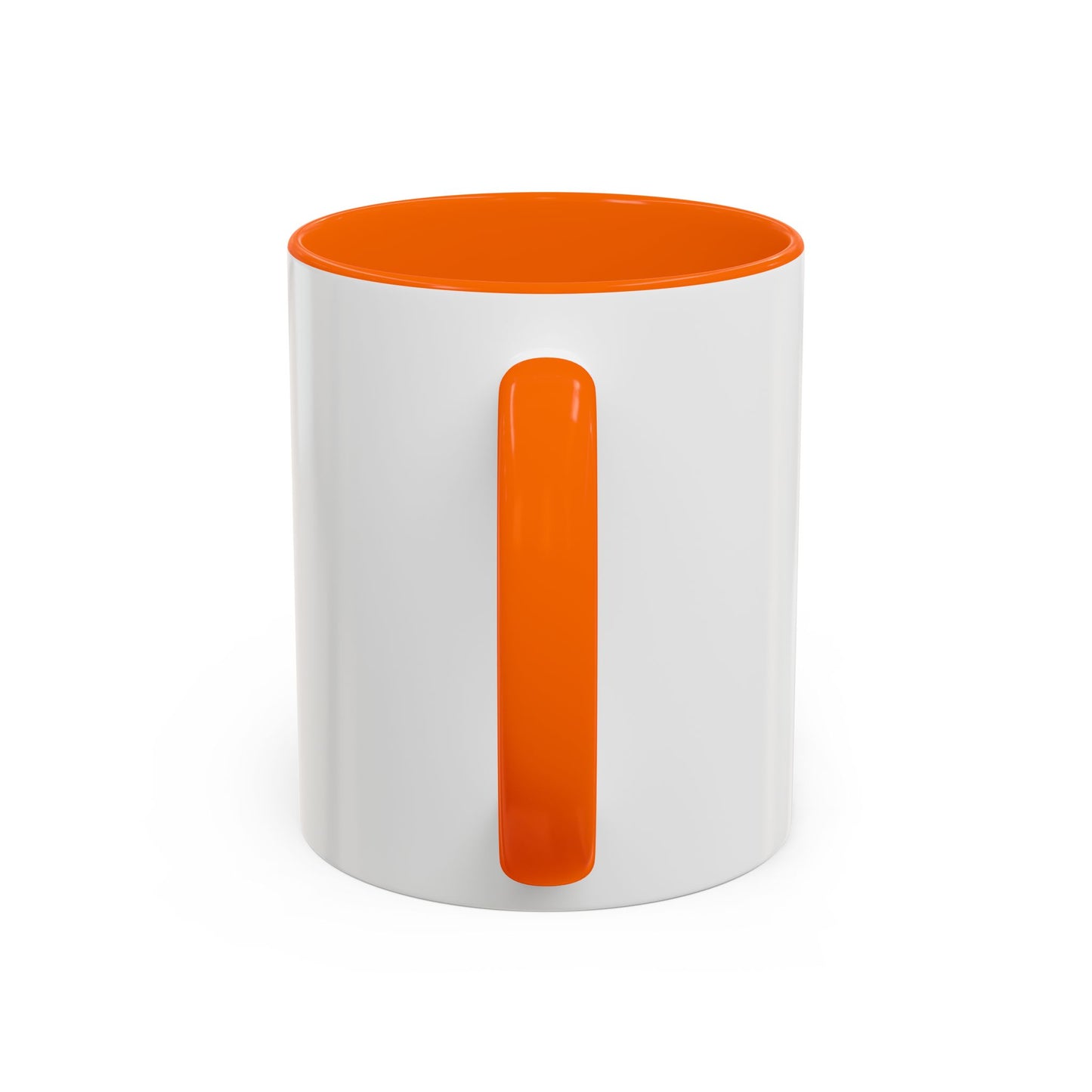 First We Drink Coffee Accent Mug — "First we drink coffee. Then we do stuff."