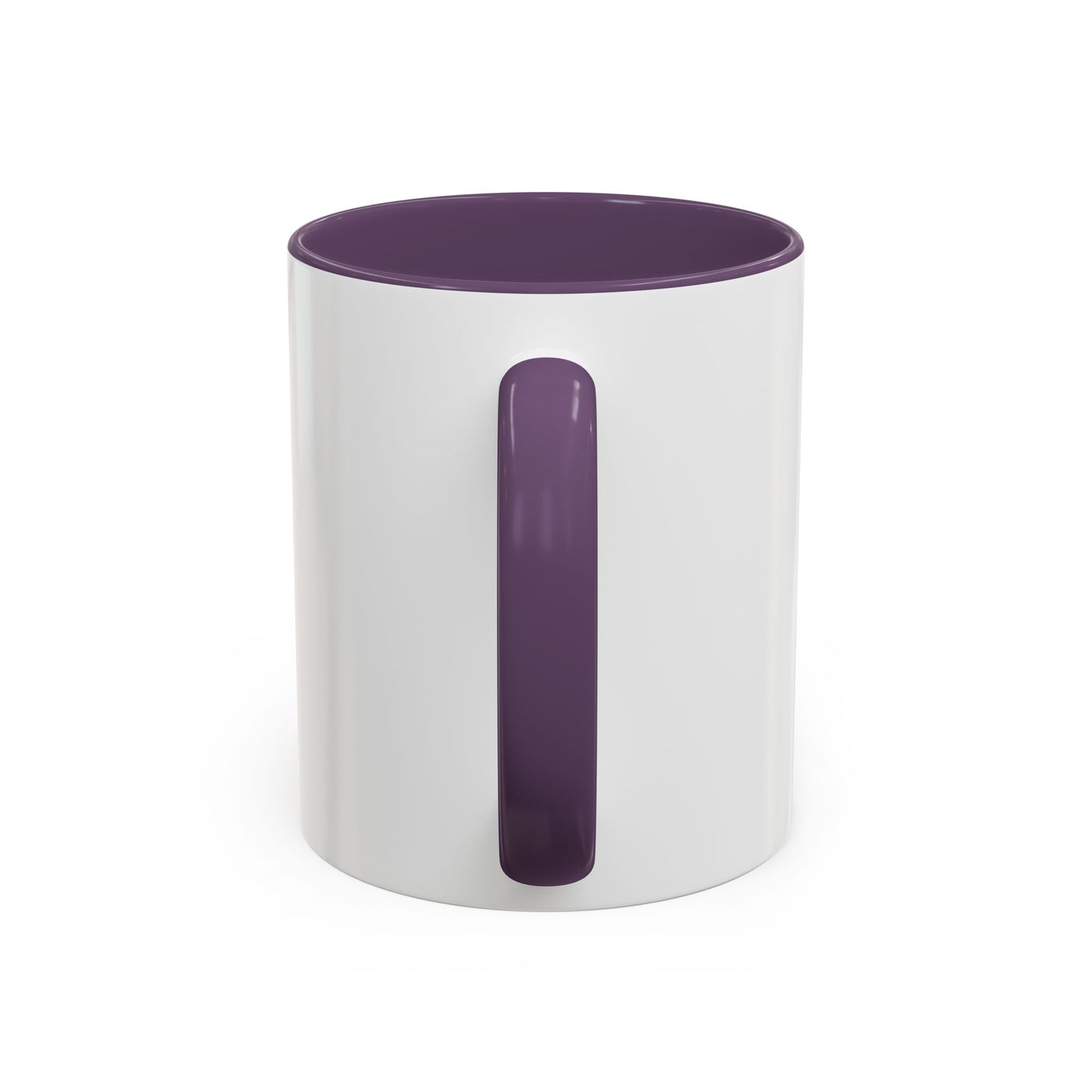 First We Drink Coffee Accent Mug — "First we drink coffee. Then we do stuff."
