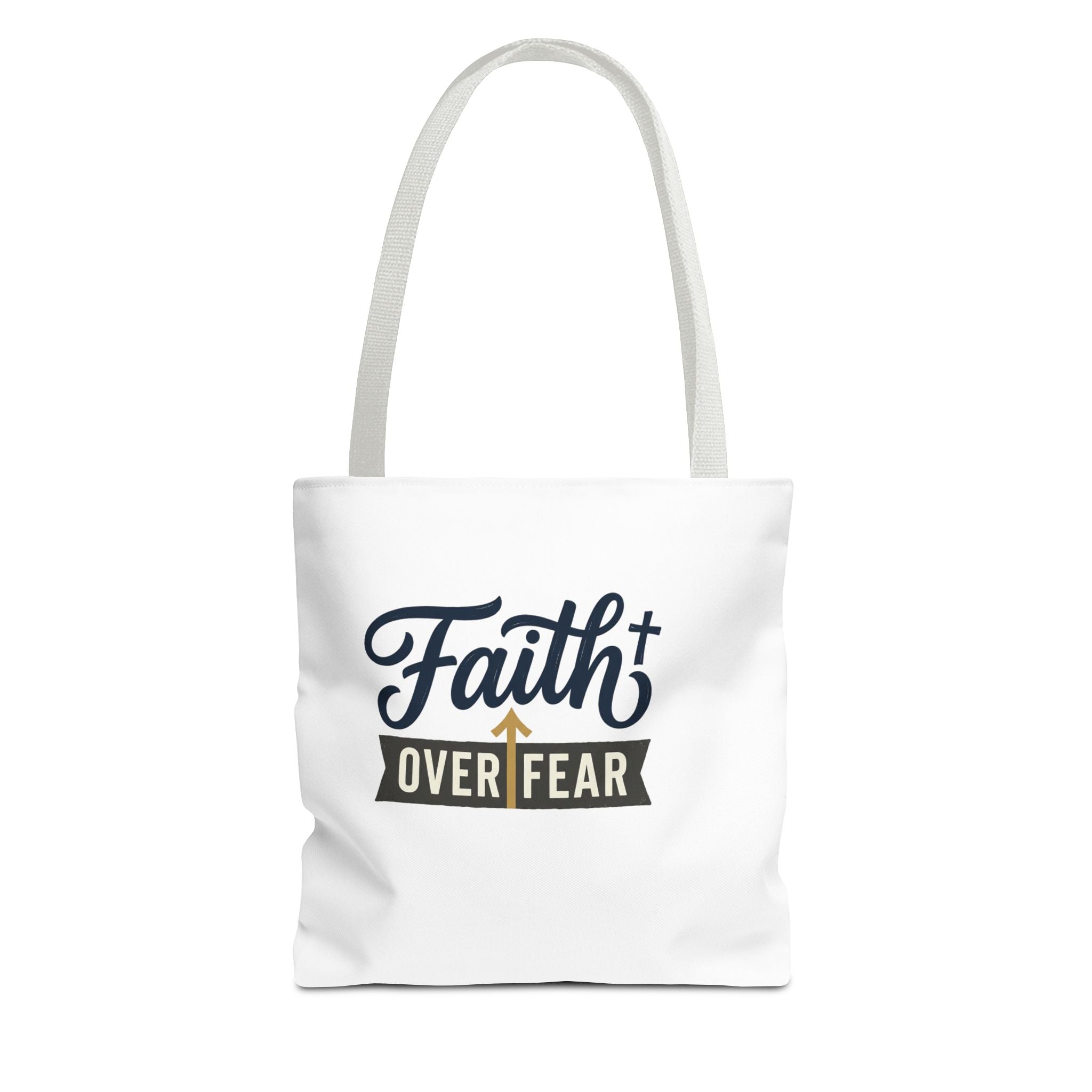 Faith Over Fear Tote Bag – Inspirational Christian Gift for Women
