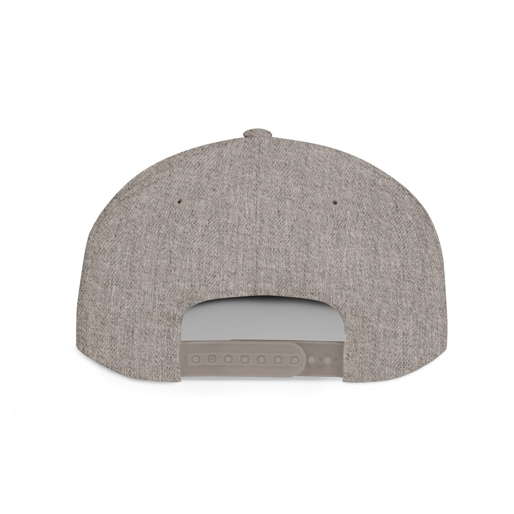 Spiral Sunburst Snapback Hat | Retro Flat Bill Cap