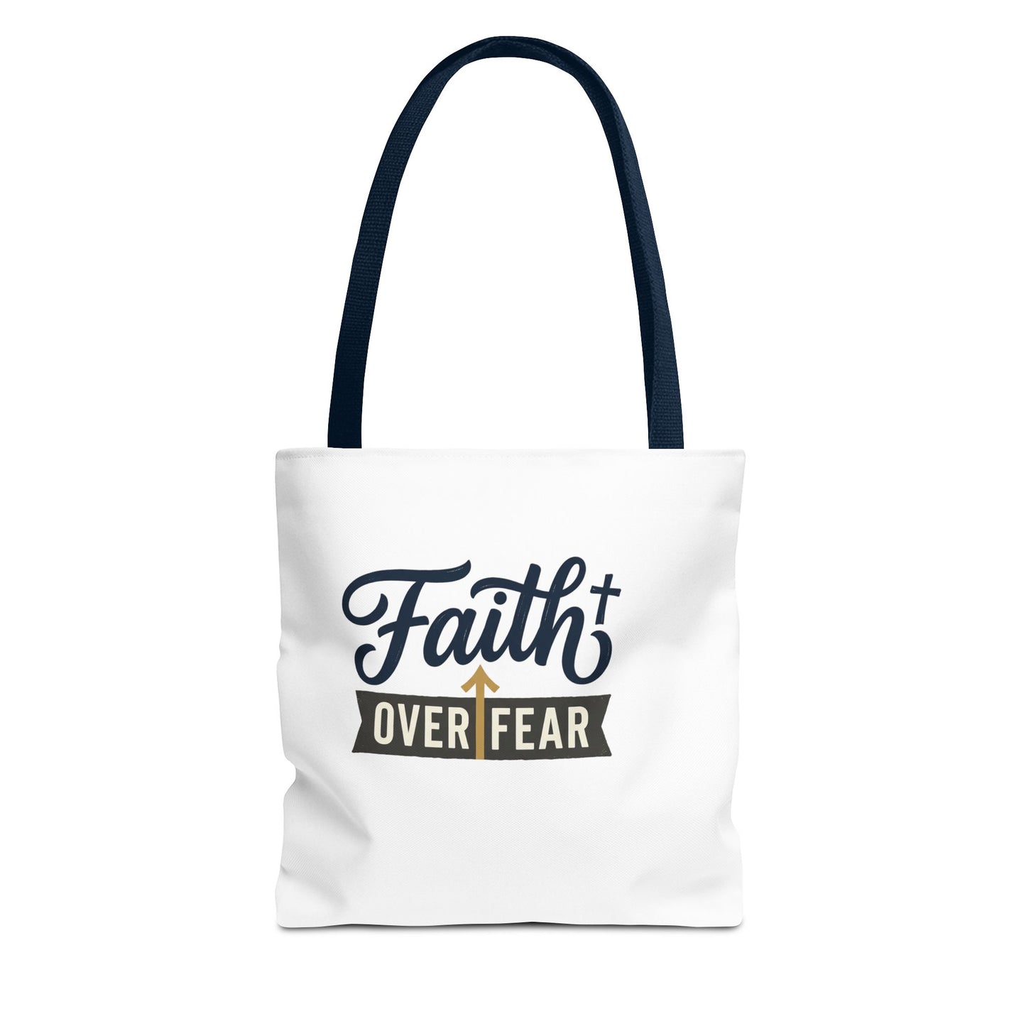 Faith Over Fear Tote Bag – Inspirational Christian Gift for Women