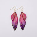Ethereal Butterfly Wing Drop Earrings