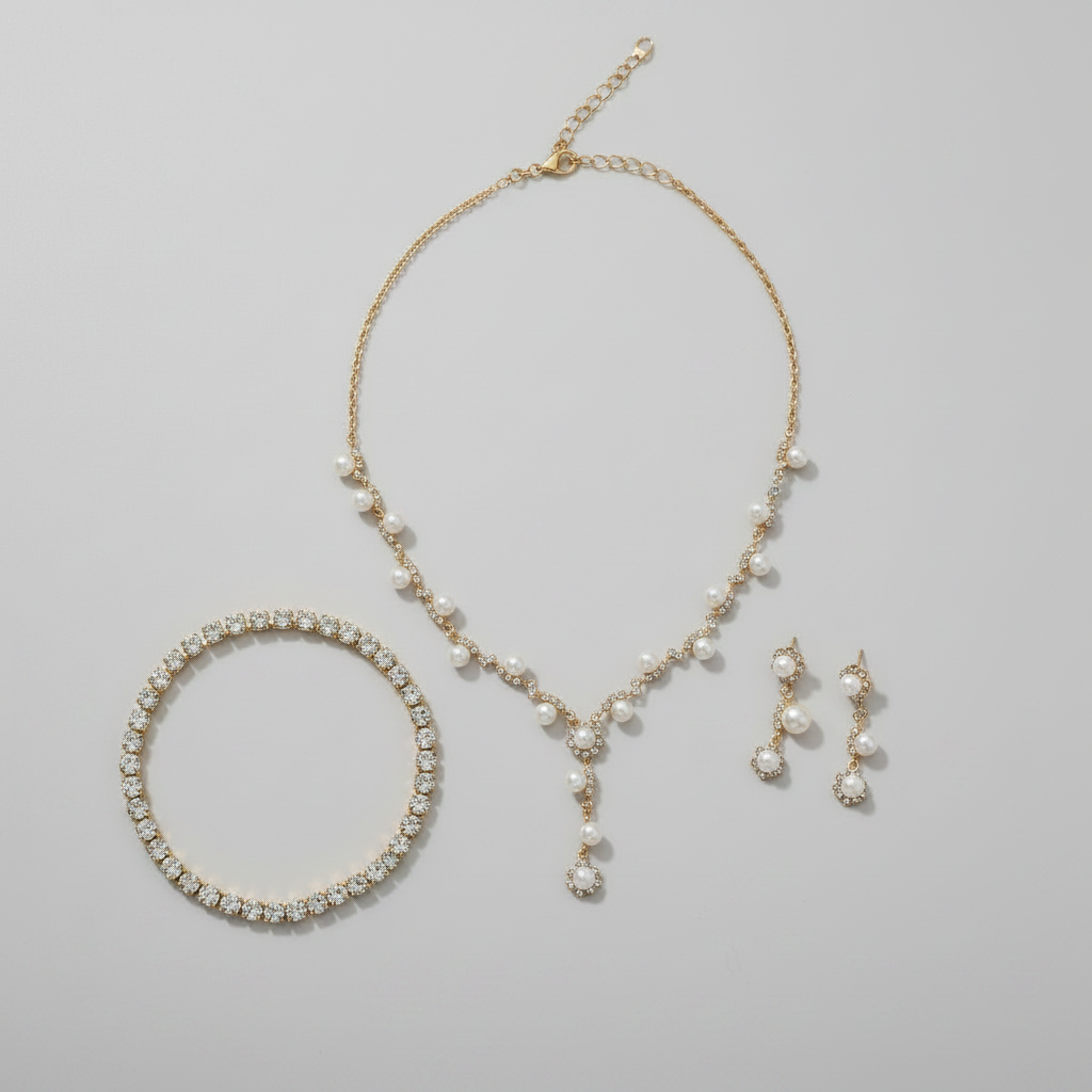 Gold Flat Lay
