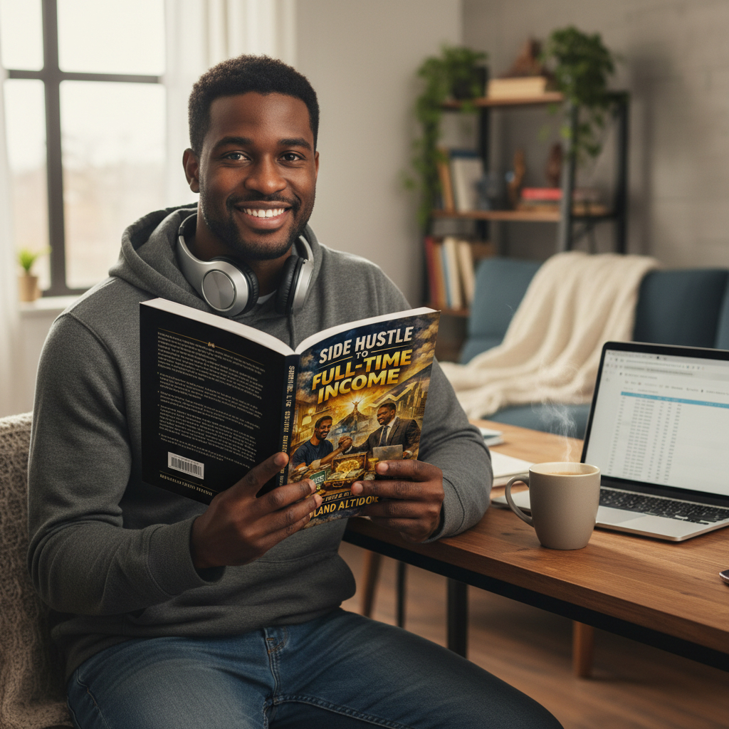 Side Hustle to Full-Time Income – Home Office