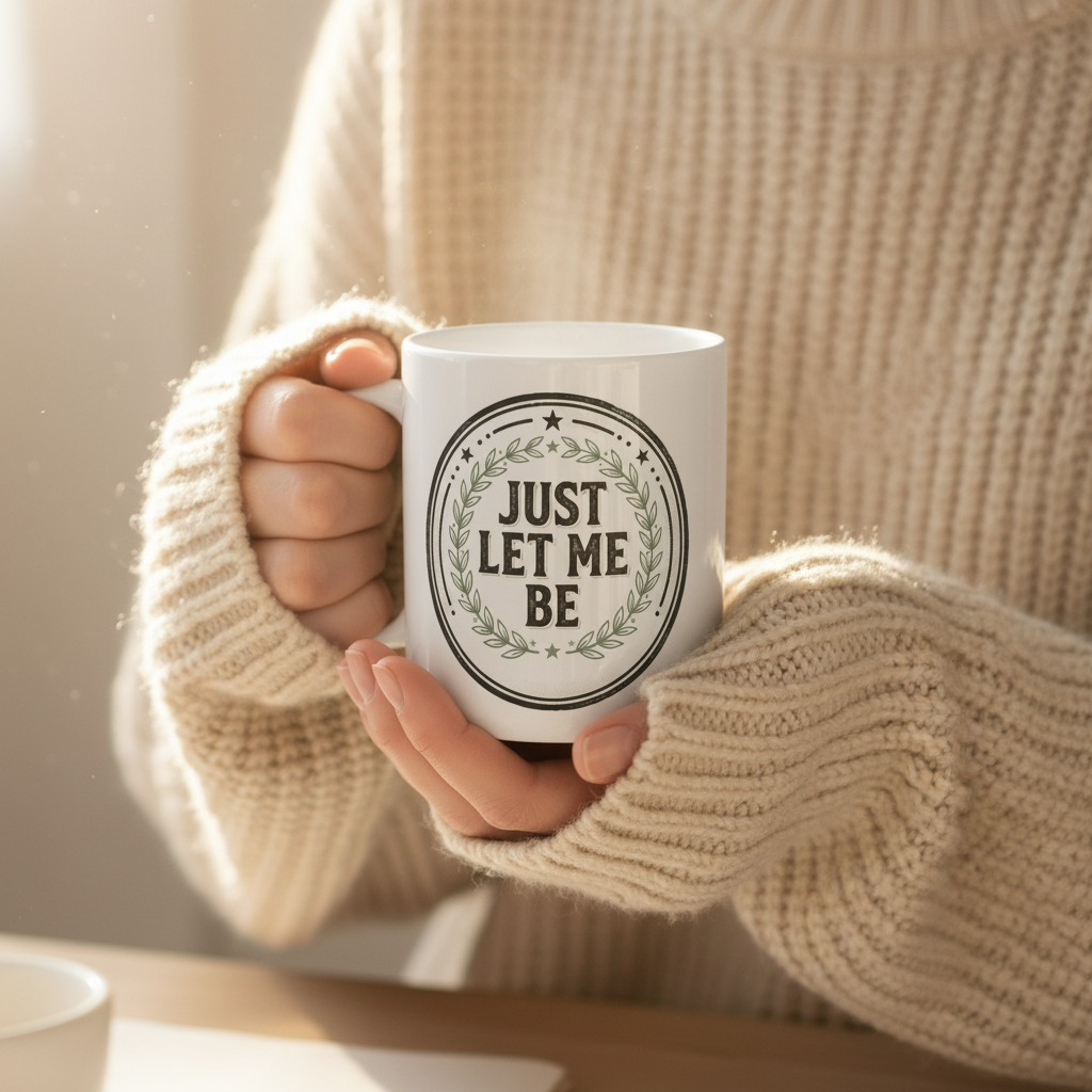 Just Let Me Be Mug - Hands