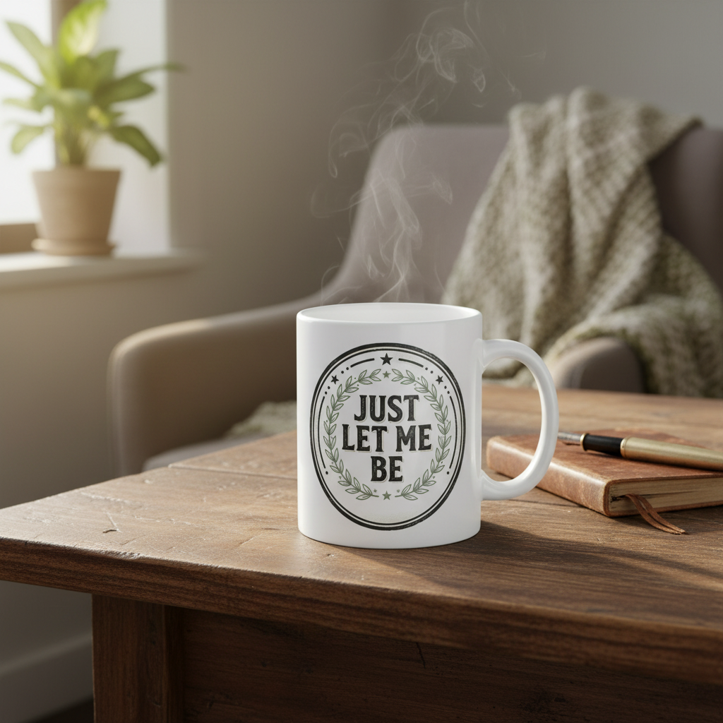 Just Let Me Be Mug - Table