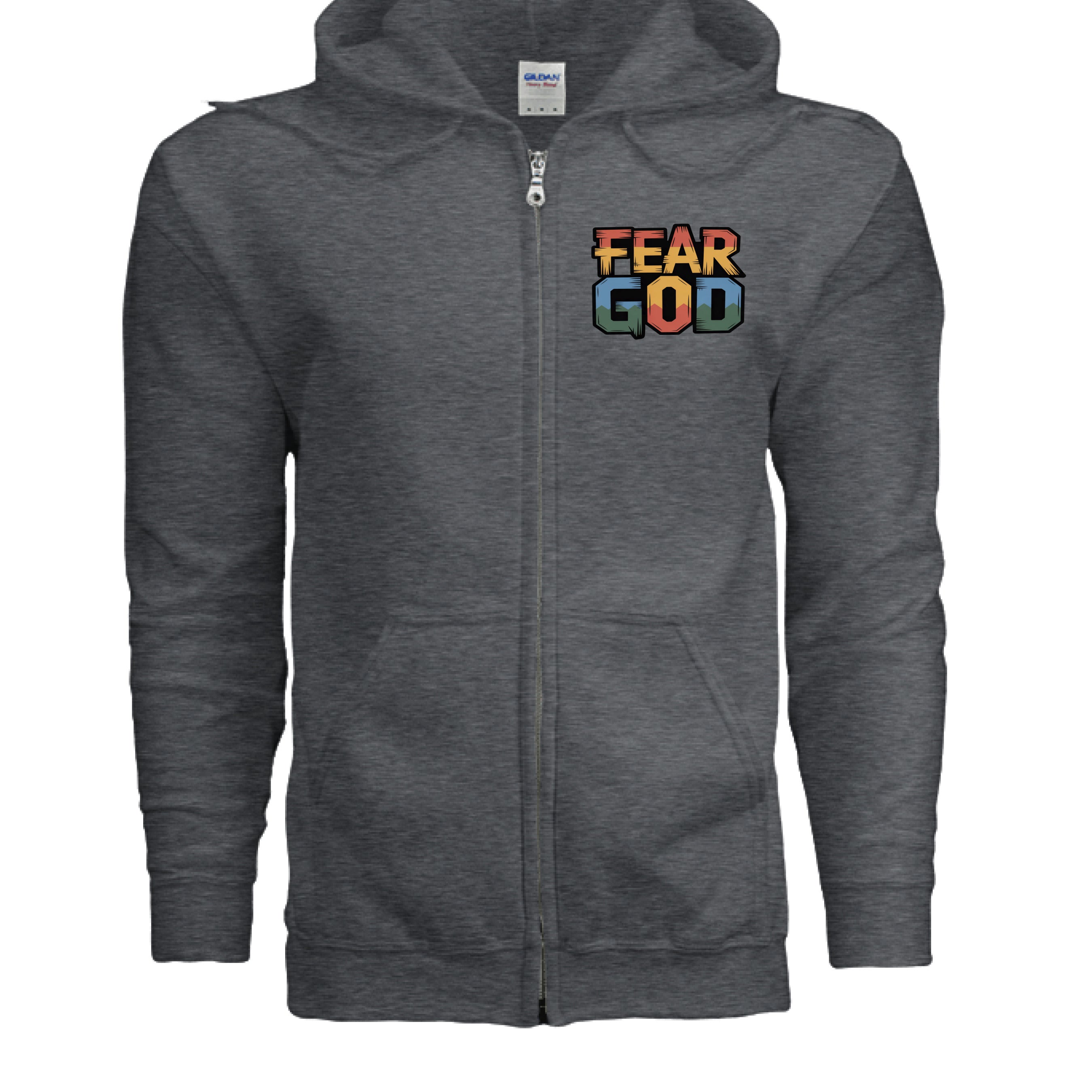 DARK HEATHER - G186 - FRONT