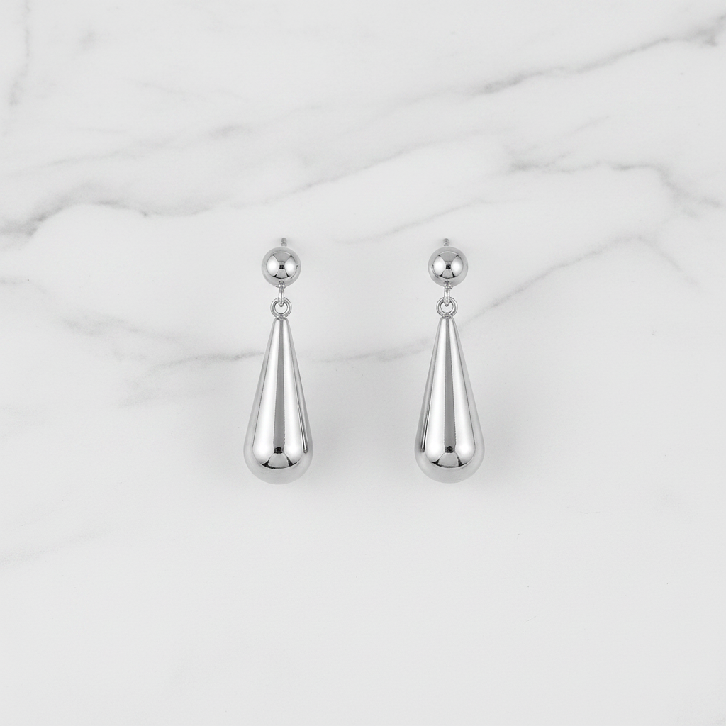 Water drop flat lay